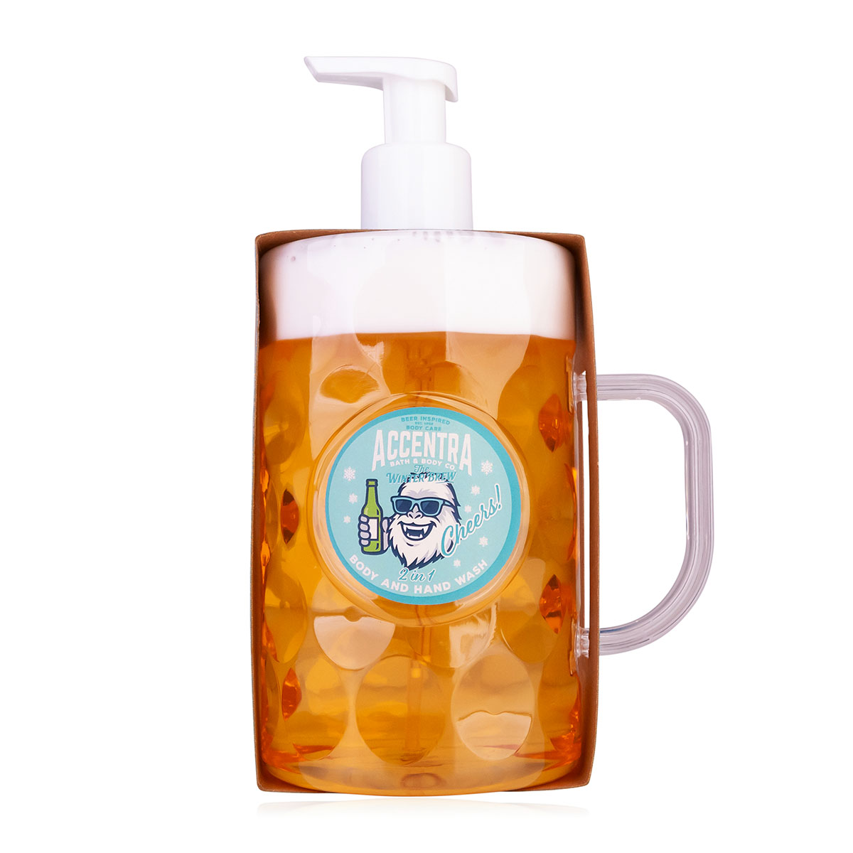 2in1 Seifenspender Bierkrug mit Handseife MEN'S COLLECTION WINTER EDITION 