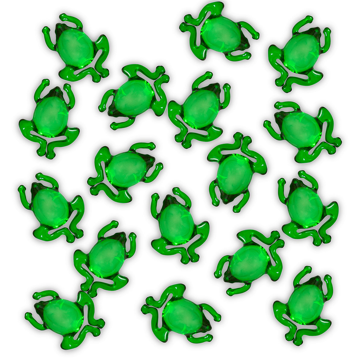 Badeperle Frosch grün-transparent