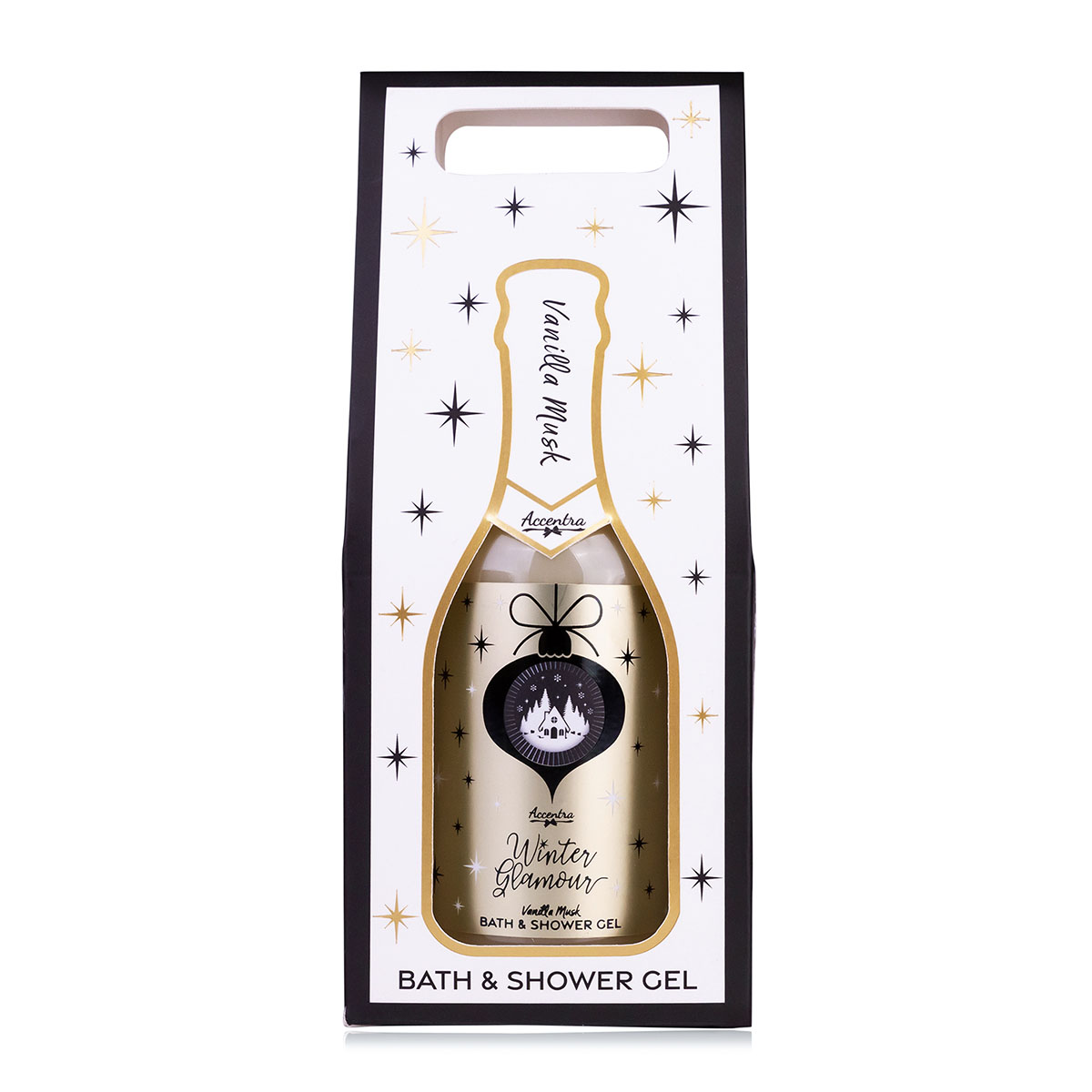 2in1 Duschgel Sektflasche WINTER GLAMOUR 