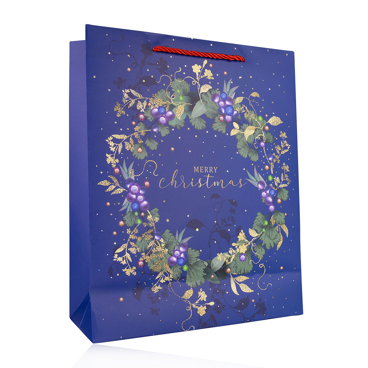 Geschenktasche aus Papier MERRY CHRISTMAS S