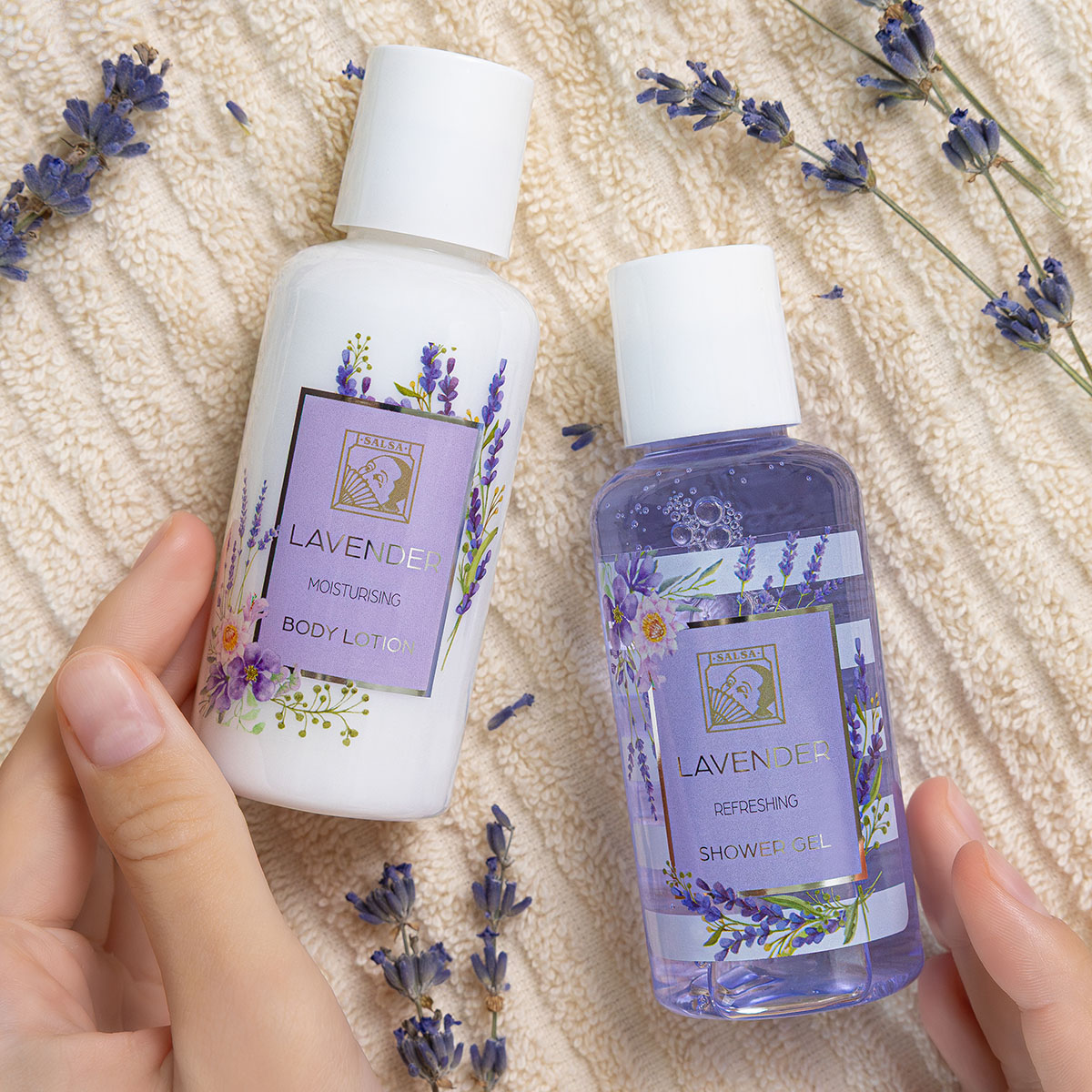 Badeset LAVENDEL 