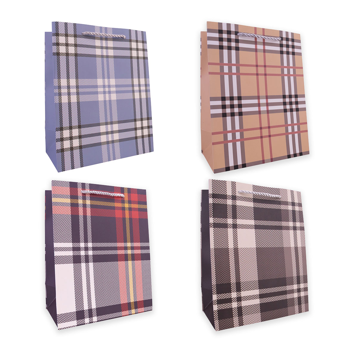 Geschenktasche TARTAN L