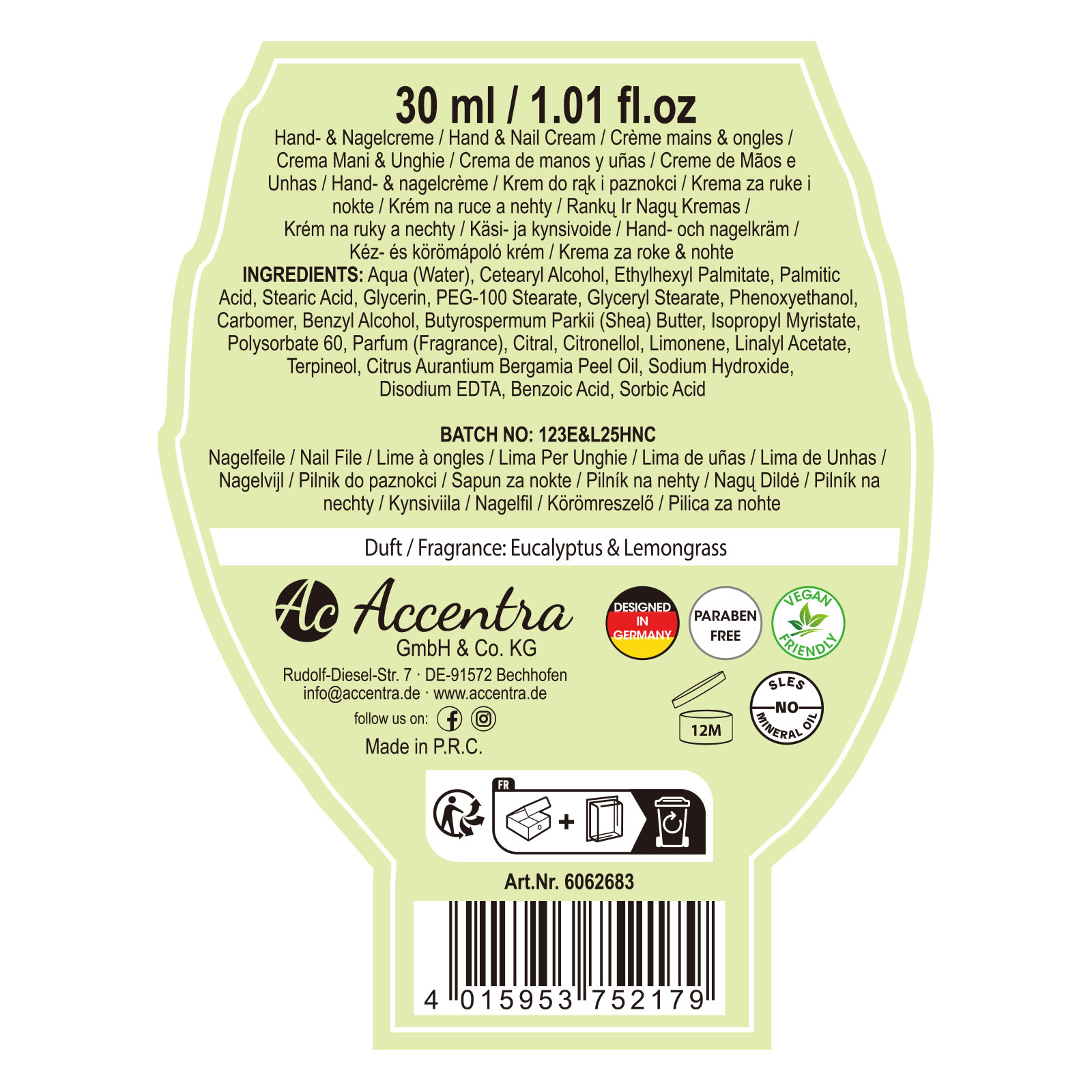 Handpflegeset BOTANIC SPA 