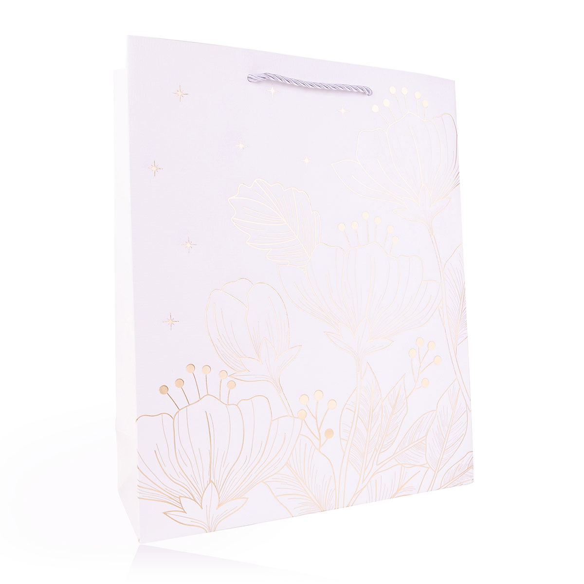 Paper gift bag GOLDEN FLOWERS 2 L