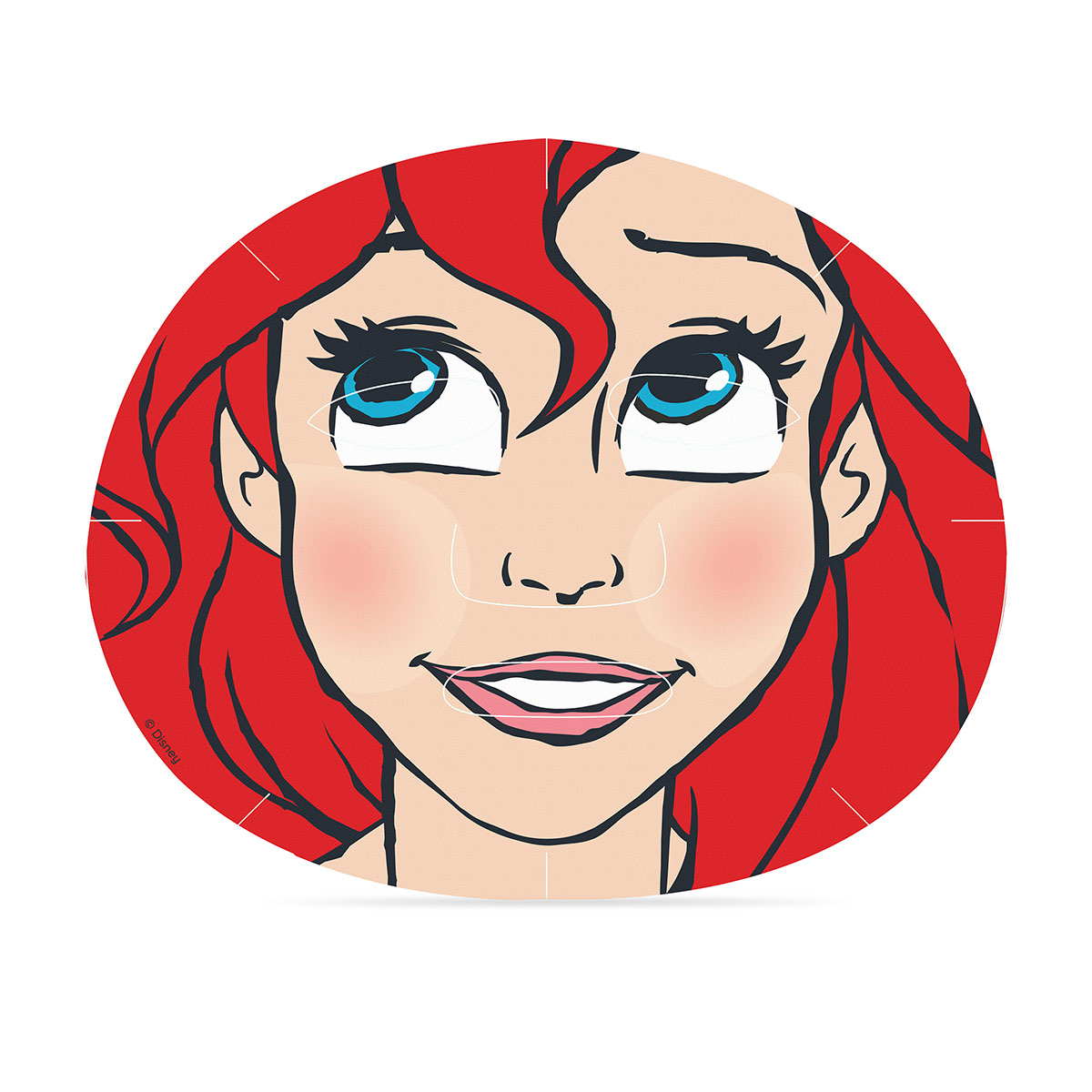 Gesichtsmaske DISNEY PRINZESSIN - ARIEL