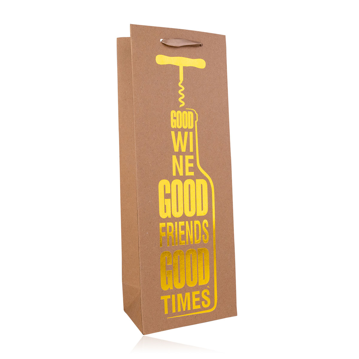 Geschenktasche GOLD für Flaschen
