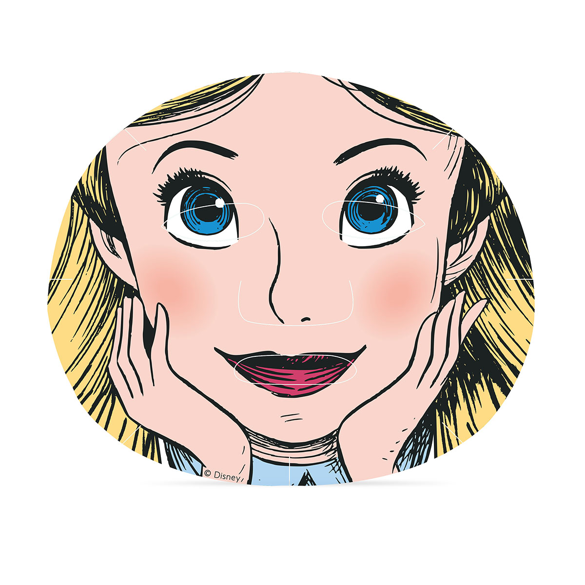 Gesichtsmaske DISNEY - ALICE IM WUNDERLAND