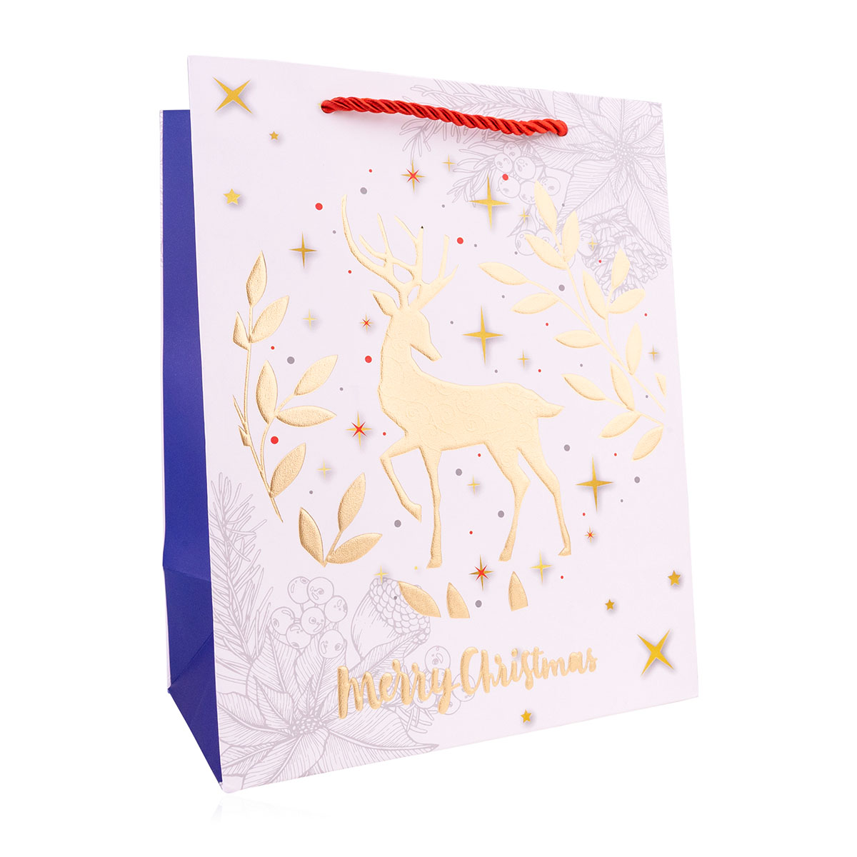 Geschenktasche XMAS GOLD L