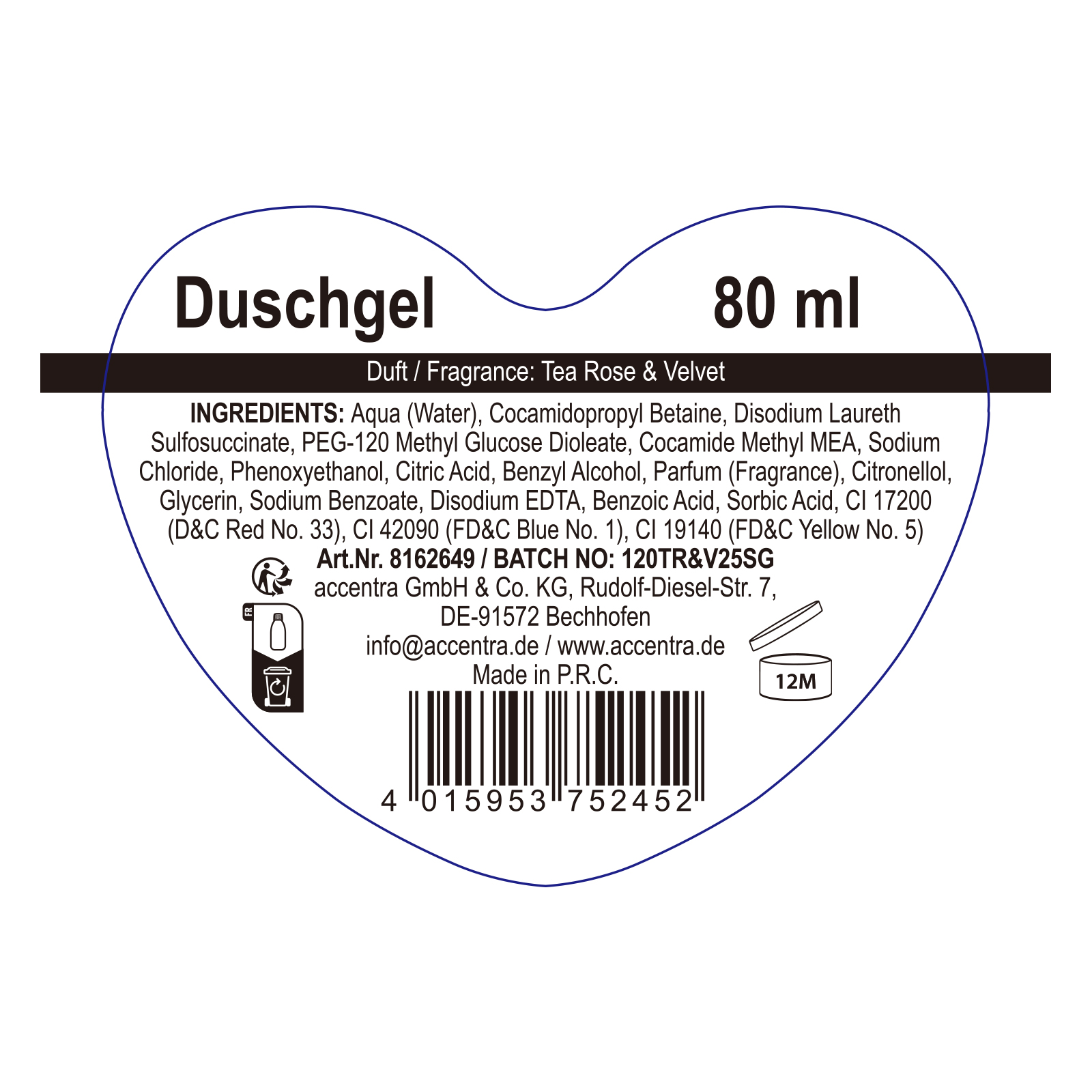 Duschgel JUST FOR YOU in 