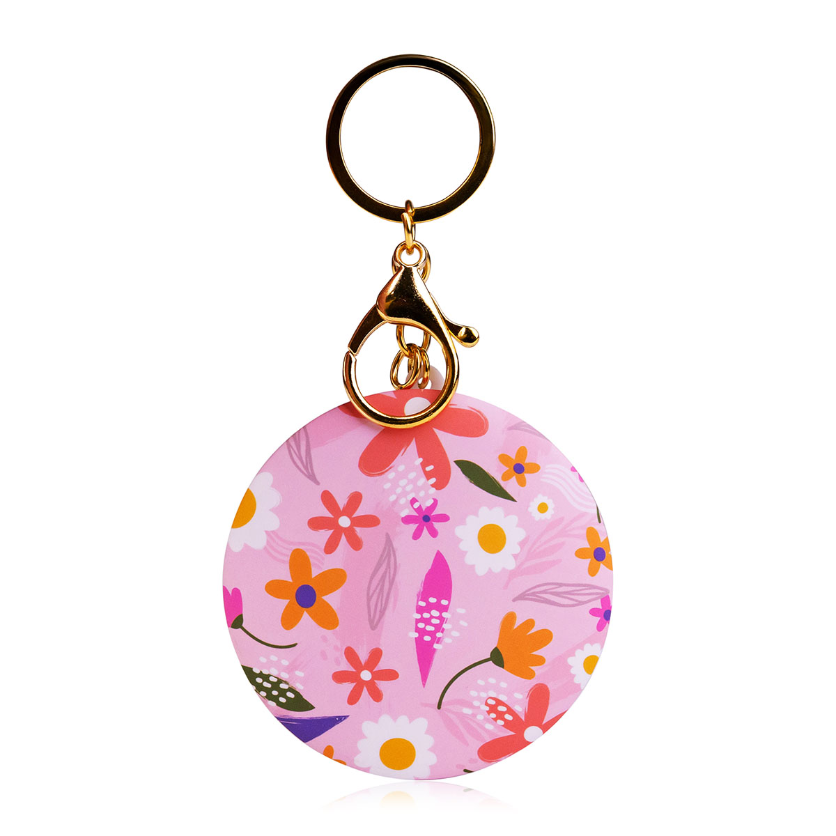 Taschenspiegel mit Blumenprint 