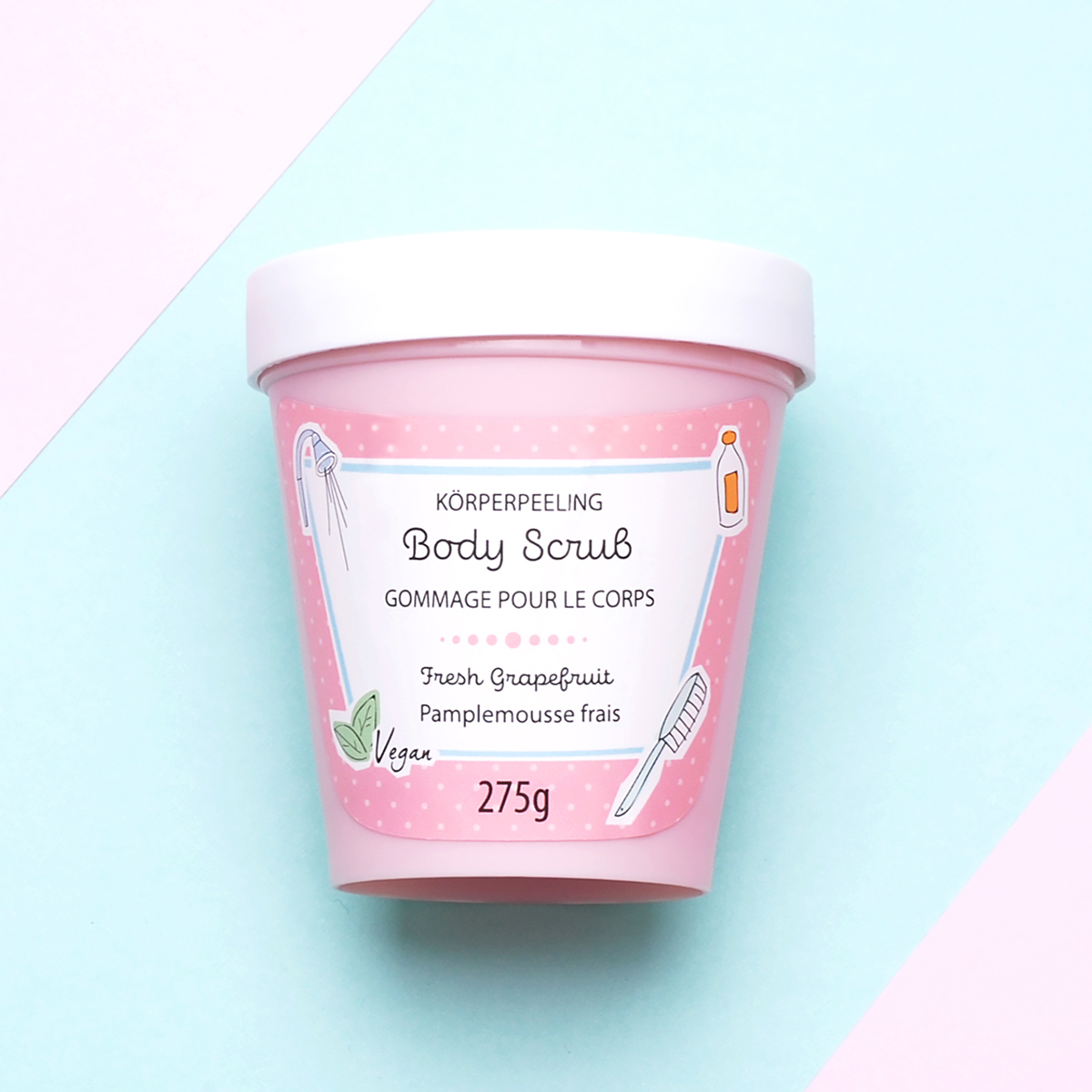 Badefee Candyline Körperpeeling "Fresh Grapefruit"