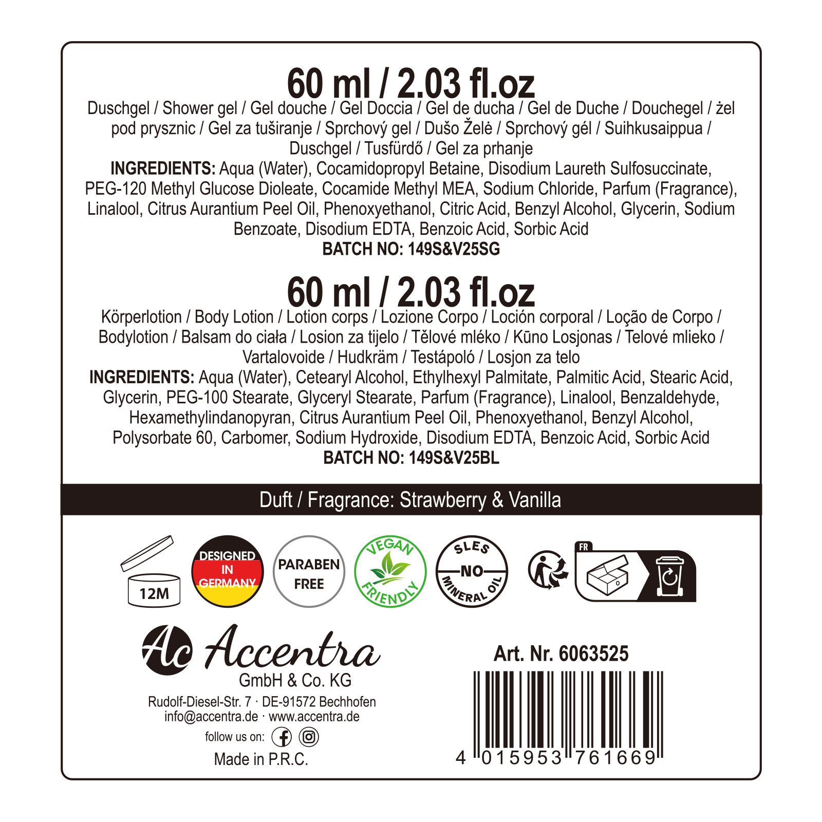 Badeset ESSENTIAL BOTANICALS 
