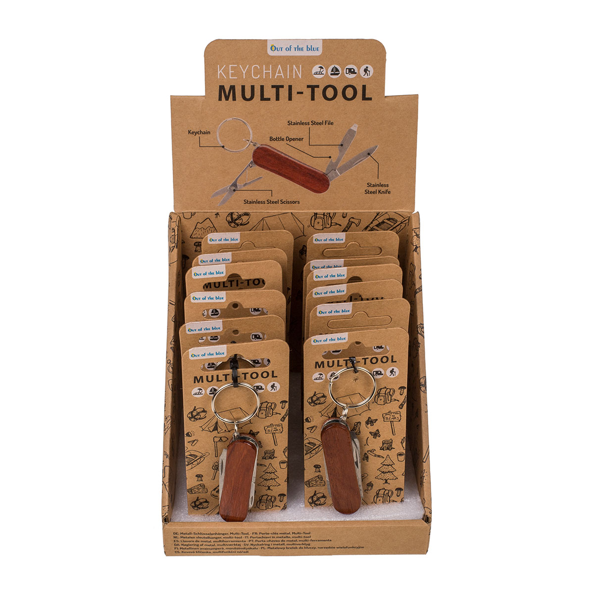 Metall-Schlüsselanhänger Multi-Tool