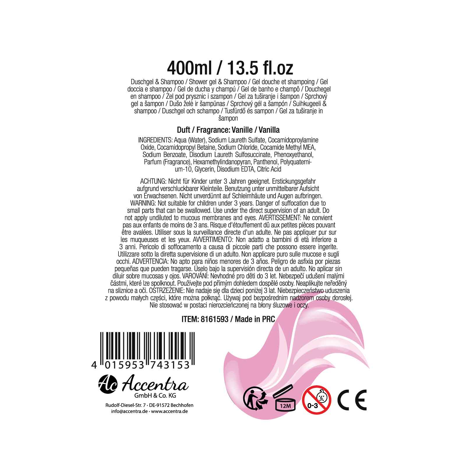 2in1 Duschgel LITTLE UNICORN 