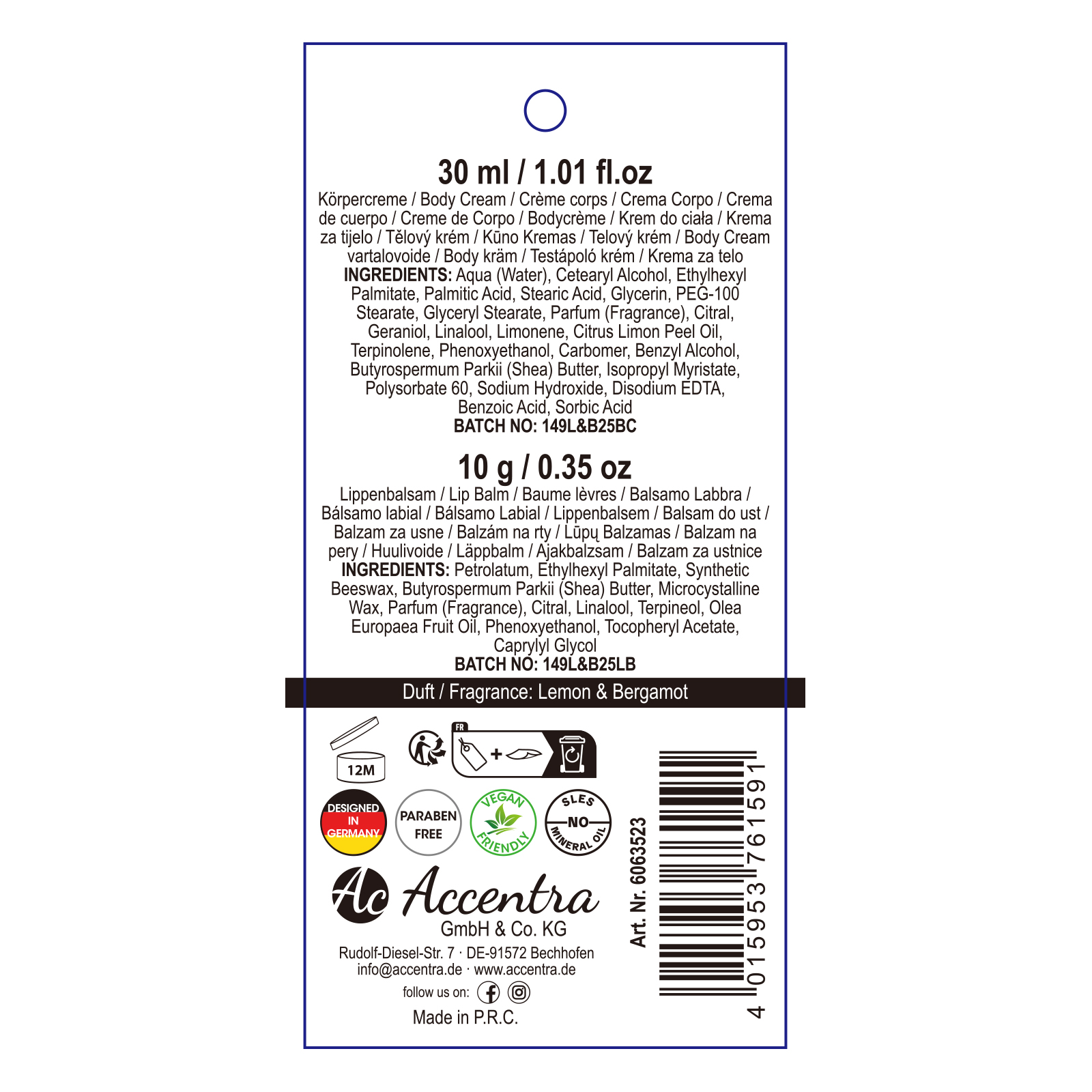 Pflegeset ESSENTIAL BOTANICALS 