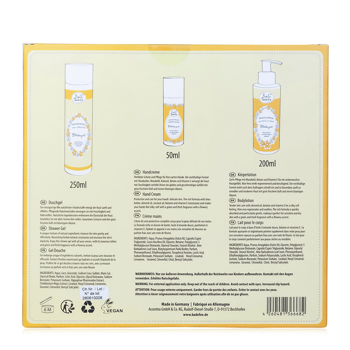 Badefee gift set “Blütenzart”
