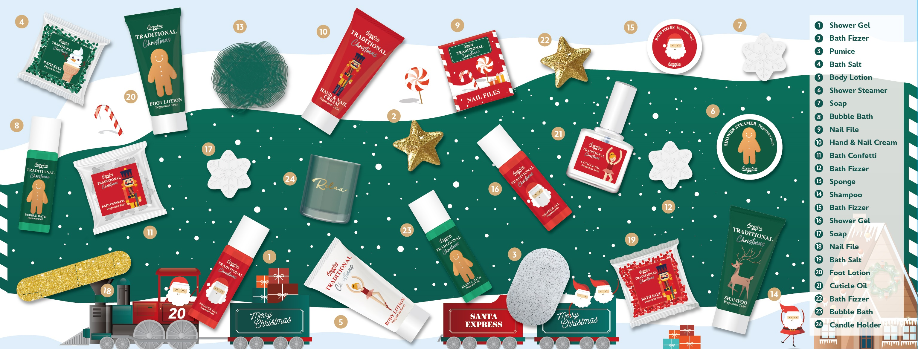 Adventskalender TRADITIONAL CHRISTMAS 