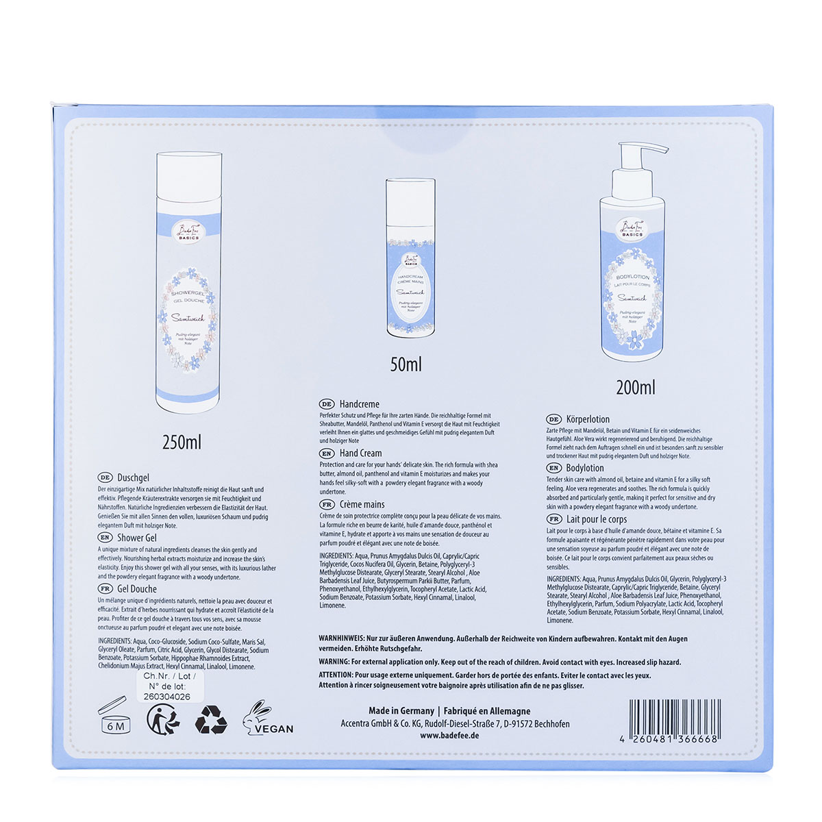Badefee gift set “Samtweich”