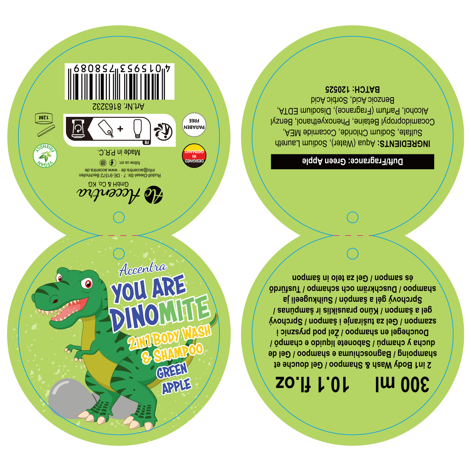 2in1 Duschgel DINO 