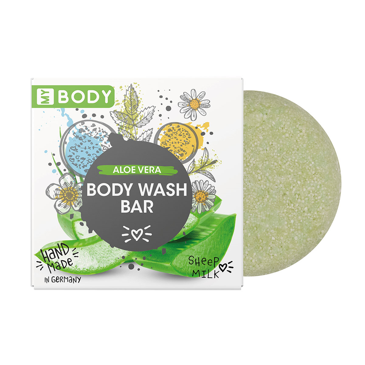 MY BODY festes Duschgel Aloe Vera