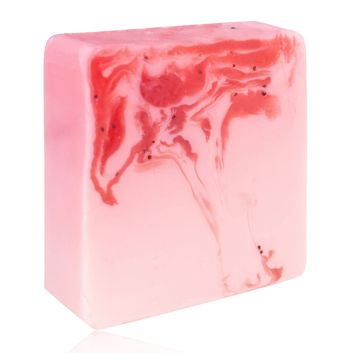 Badefee Glycerinseife "Erdbeer-Rhabarber"