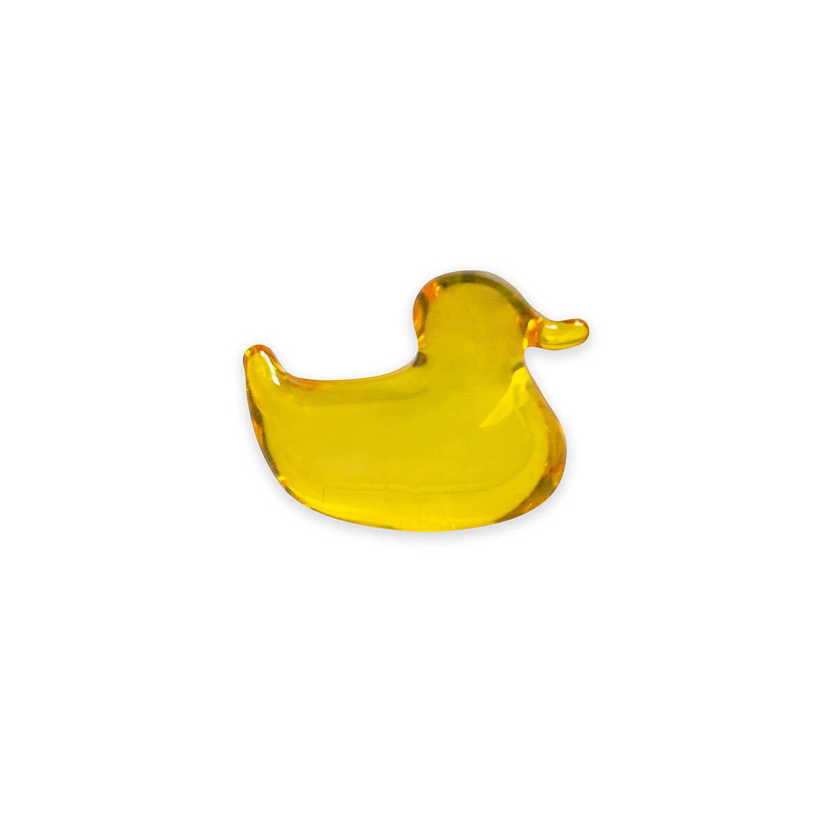 Badeperle Ente gelb-transparent