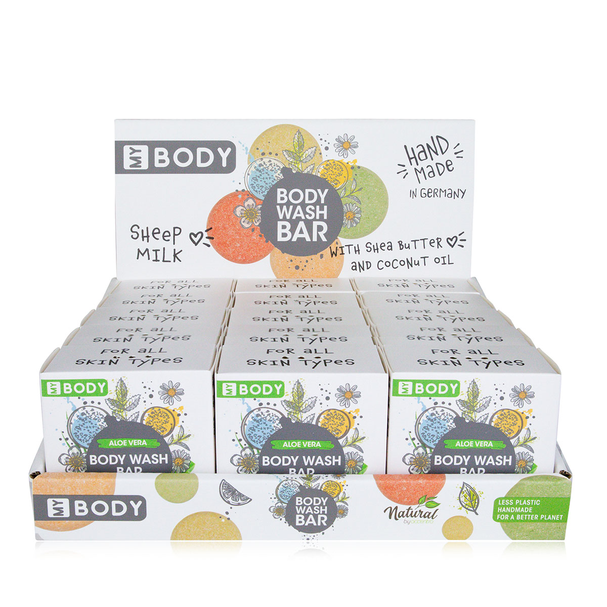 MY BODY festes Duschgel Aloe Vera