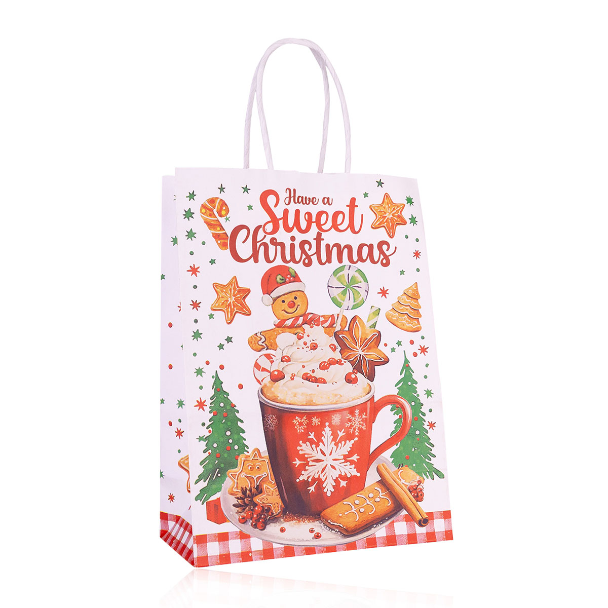 Geschenktasche aus Papier LEBKUCHEN XS