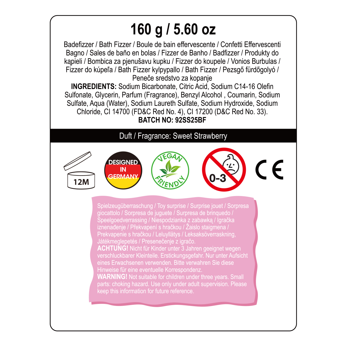 Schäumende Badebombe KOOLKIDZ 