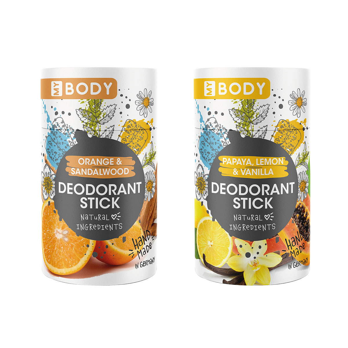 MY BODY festes Deo 2er Sortierung