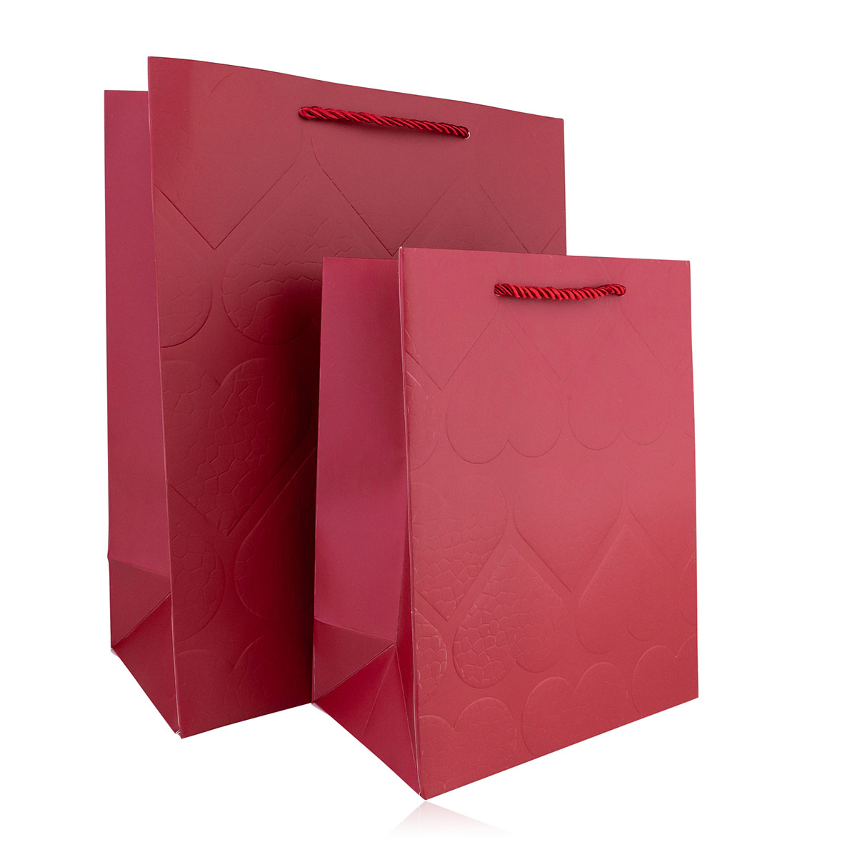 Paper gift bag HEARTS 1 large
