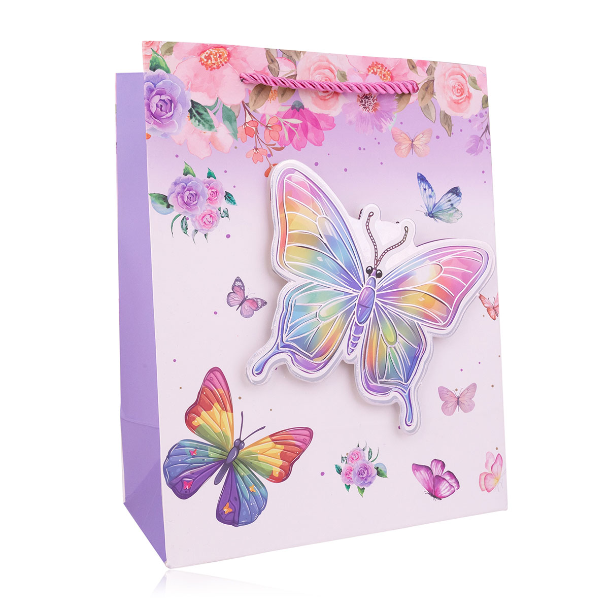 Geschenktasche BUTTERFLIES L