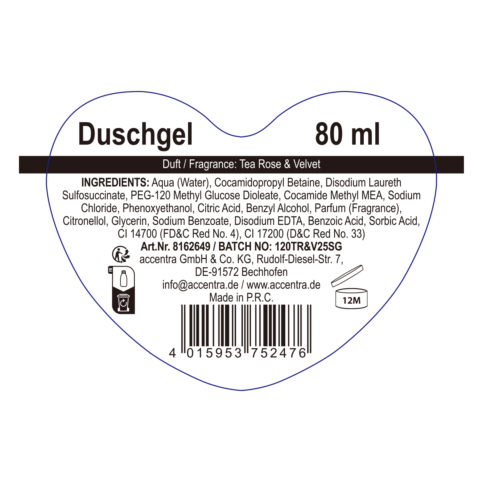 Duschgel JUST FOR YOU in 