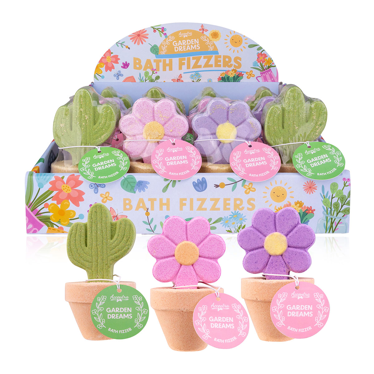 Badebombe Blume und Kaktus GARDEN DREAMS 