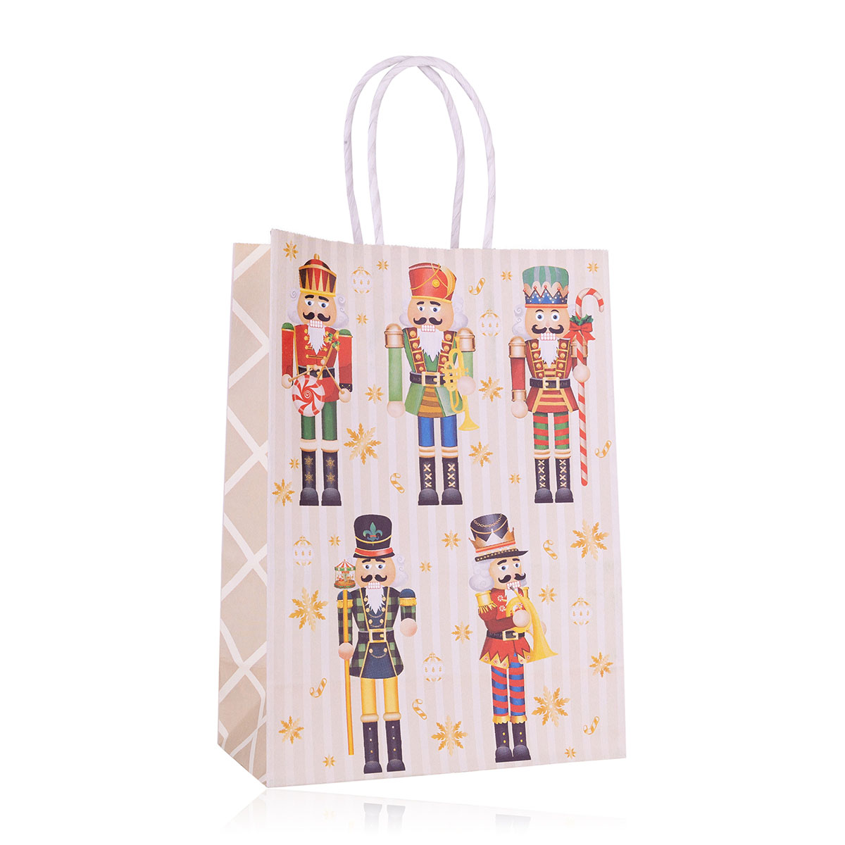Geschenktasche aus Papier NUSSKNACKER XS