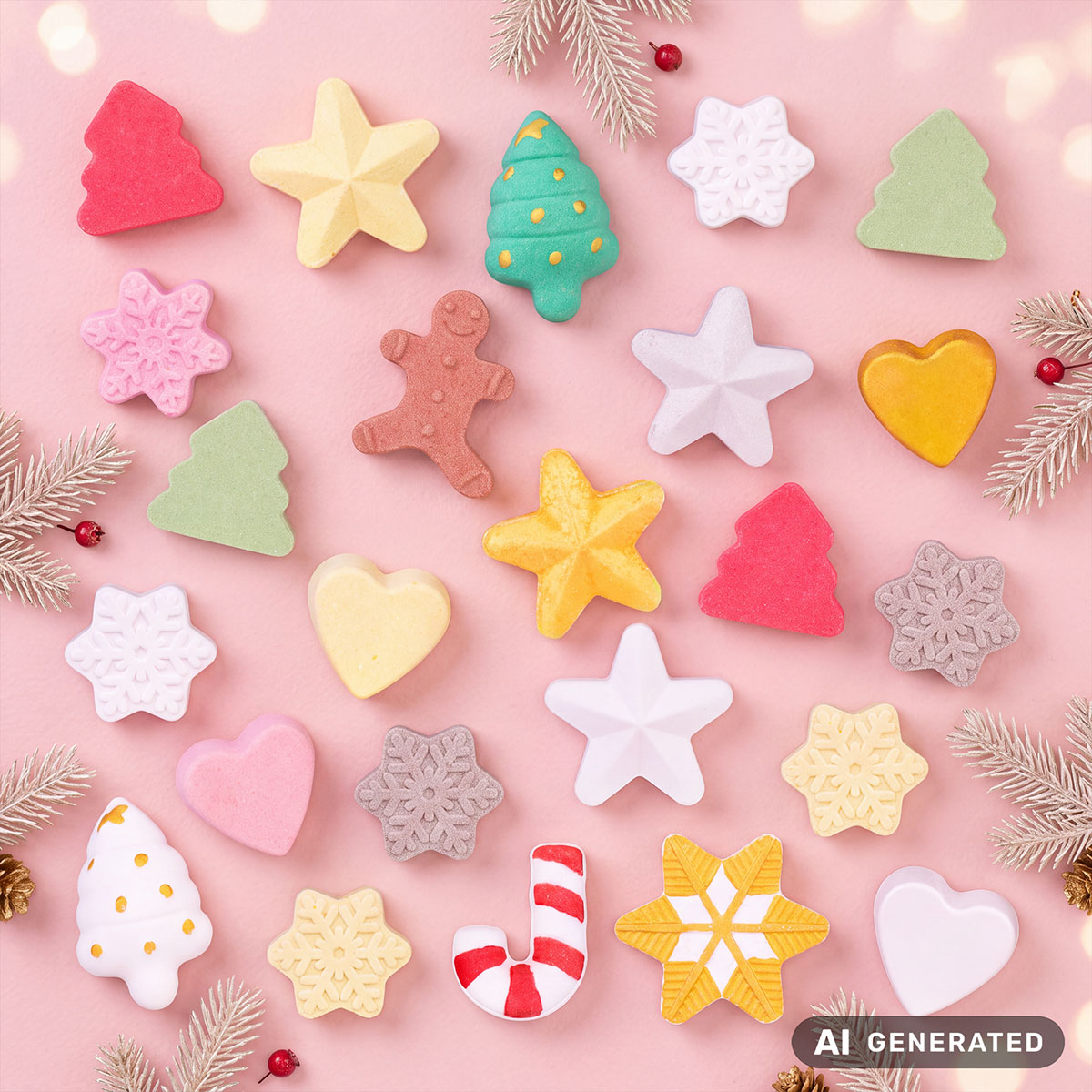 Advent calendar BATH BOMBS