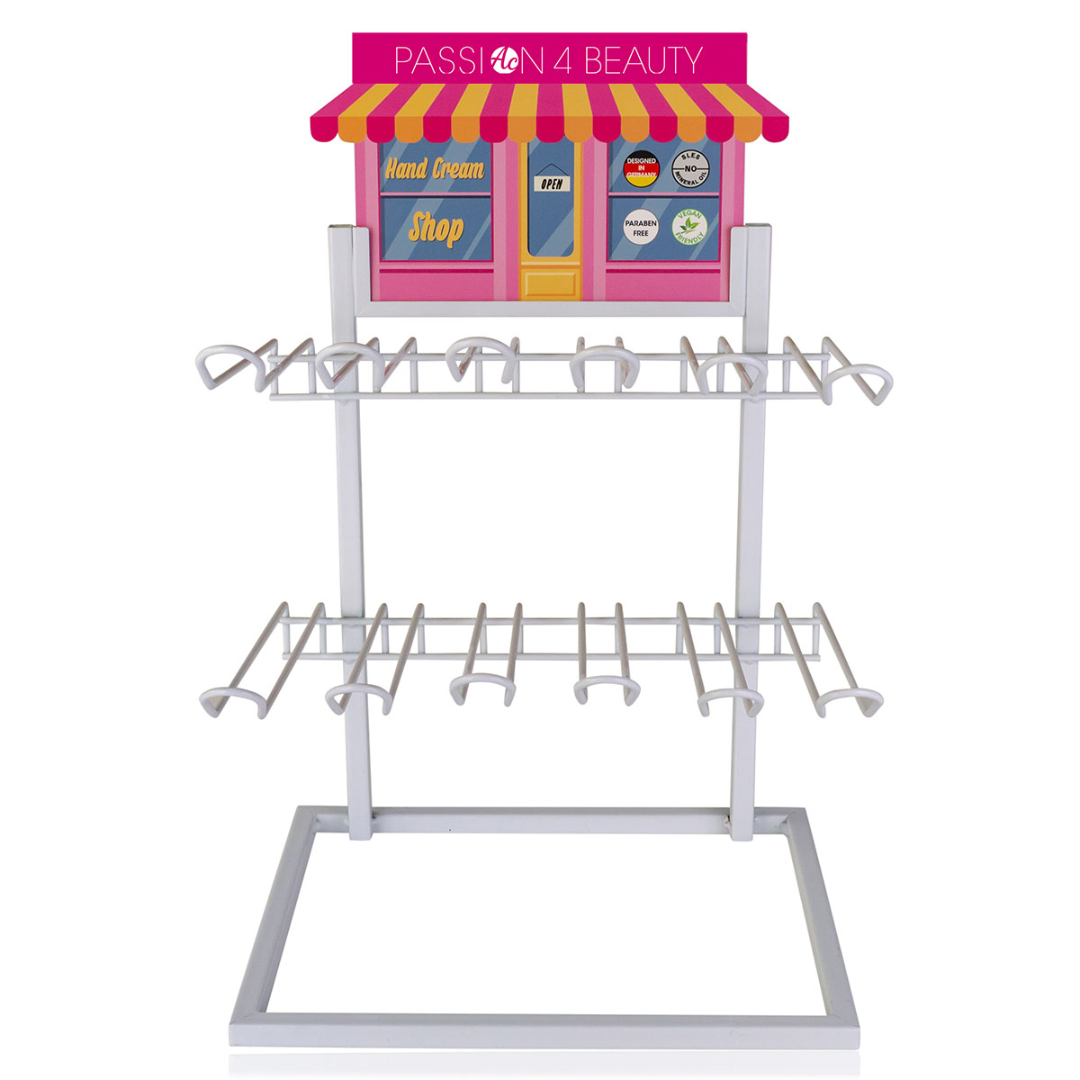 Display AC Handcreme aus Metall