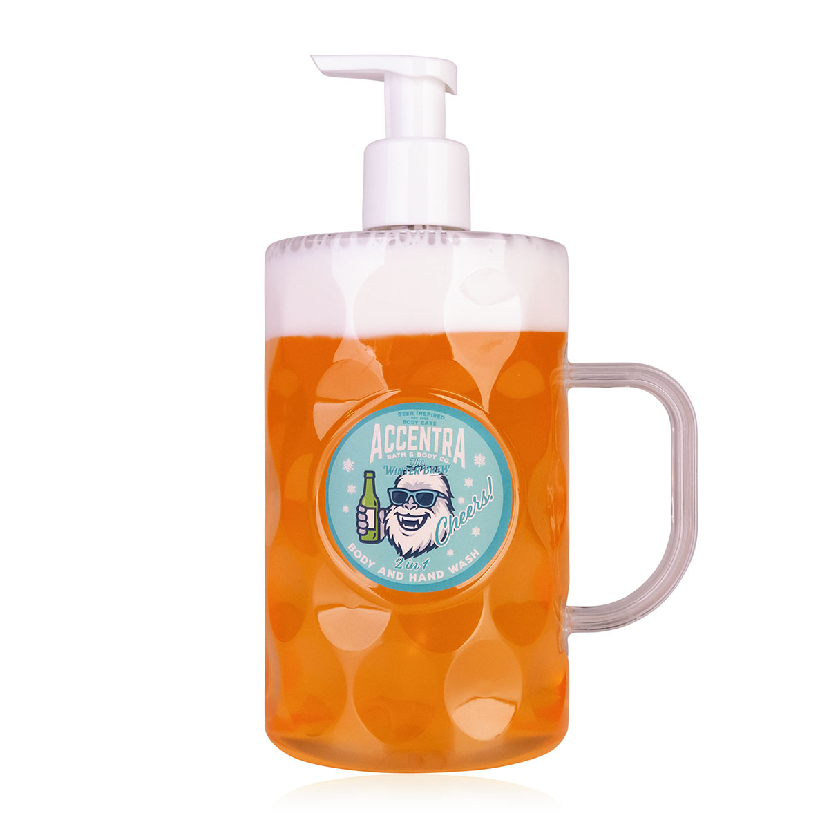 2in1 Seifenspender Bierkrug mit Handseife MEN'S COLLECTION WINTER EDITION 