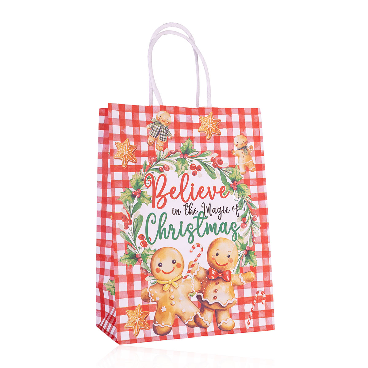 Geschenktasche aus Papier LEBKUCHEN XS