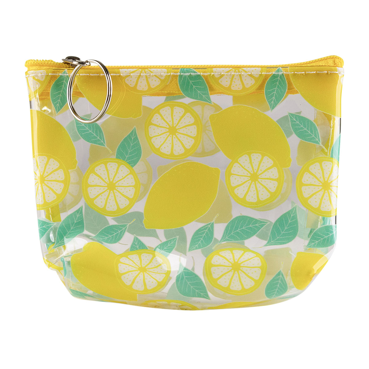 Kosmetiktasche transparent mit Früchteprint