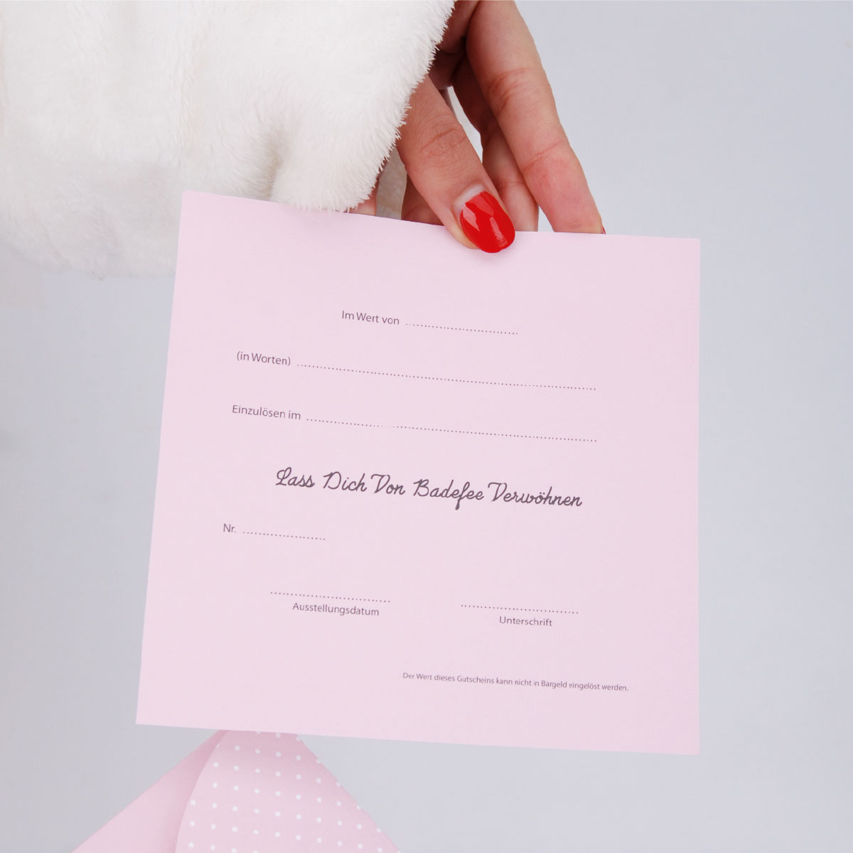 Badefee gift voucher in two parts, PU: 10