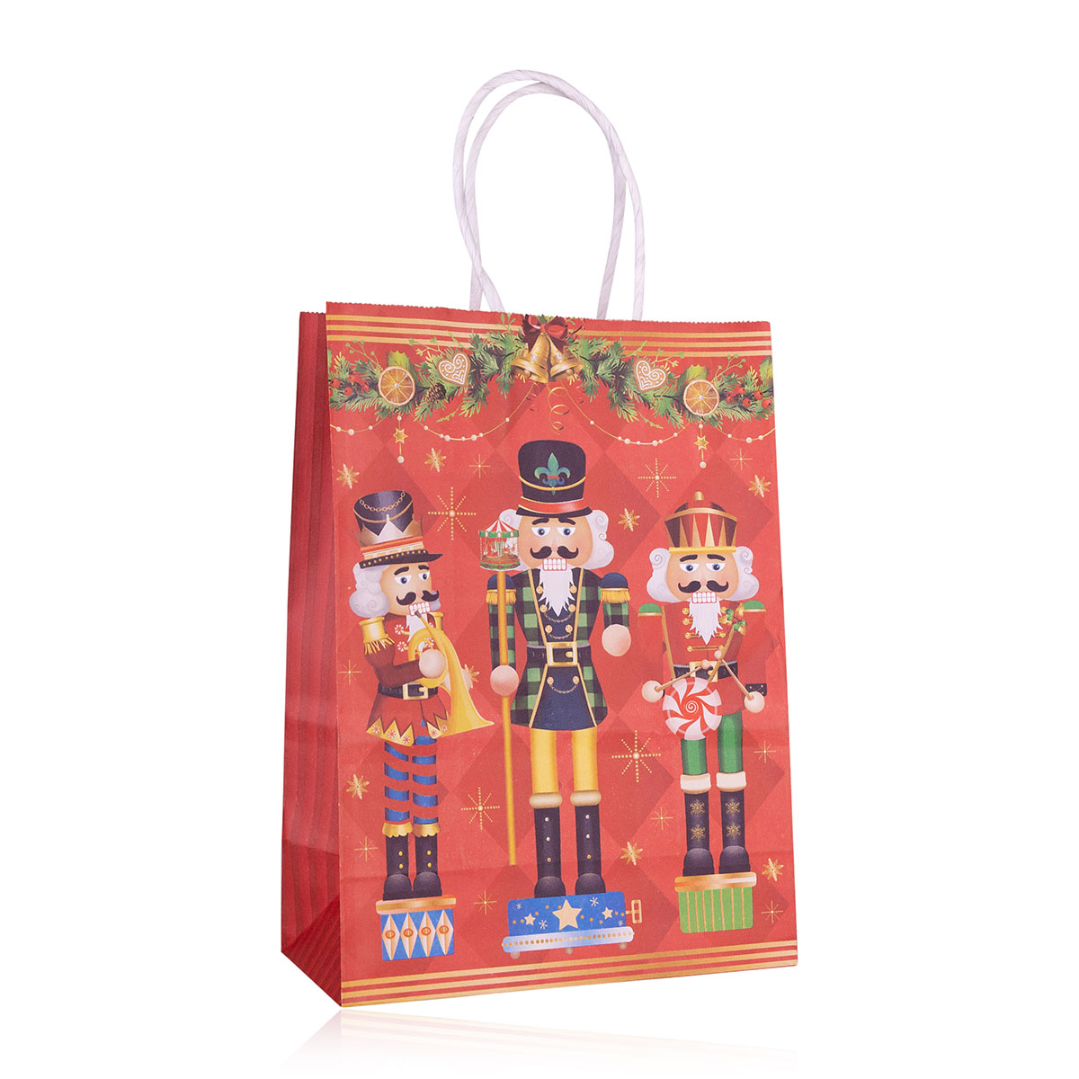 Geschenktasche aus Papier NUSSKNACKER XS