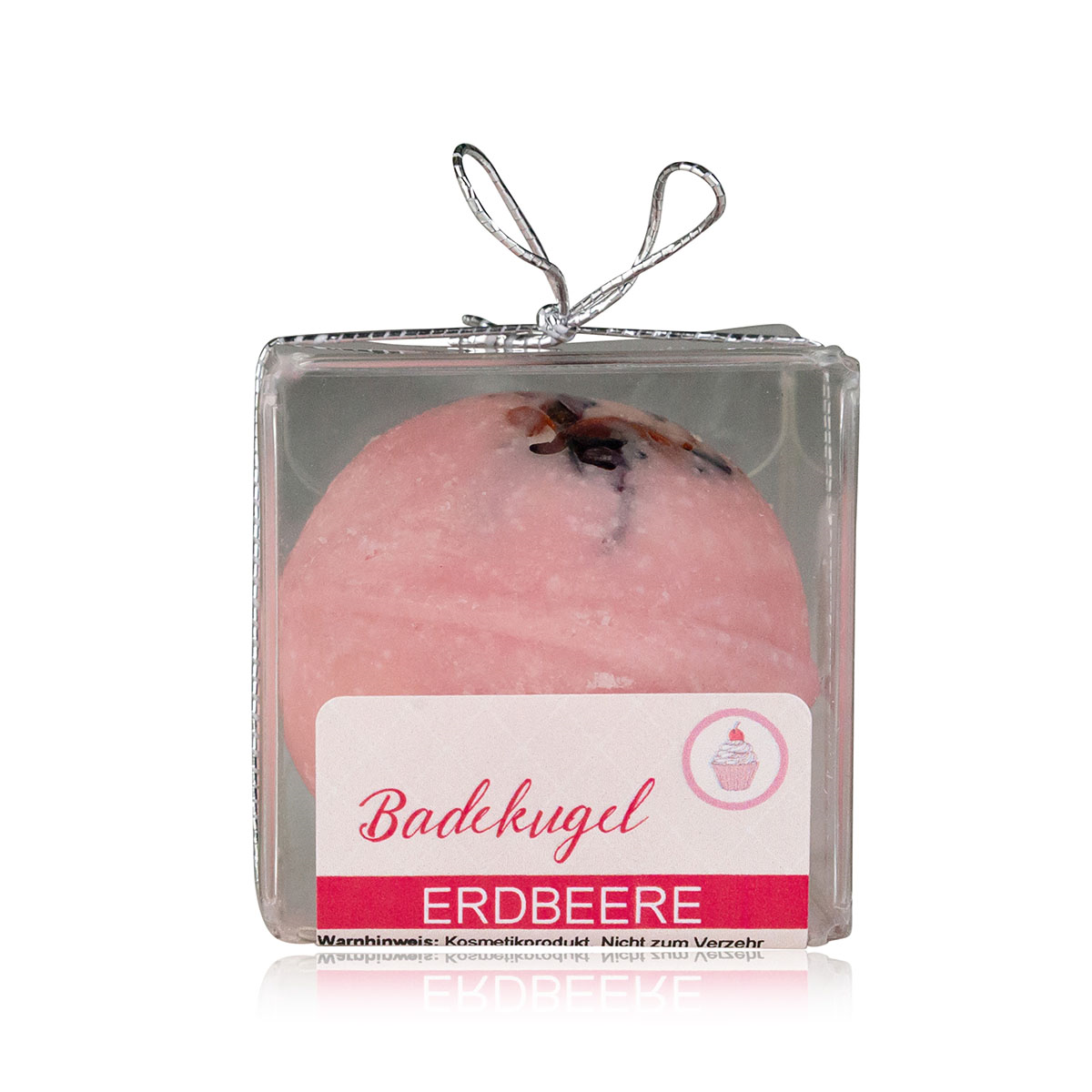Badepraline Badekugel Erdbeere