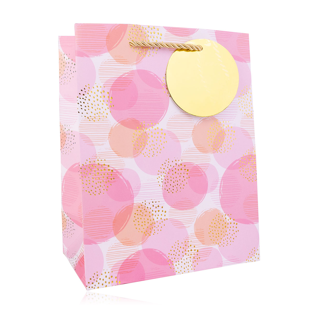 Geschenktasche PINK/GOLD S