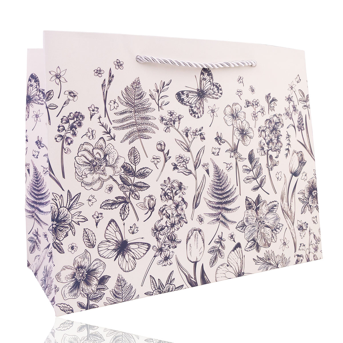 Paper gift bag FLORAL small