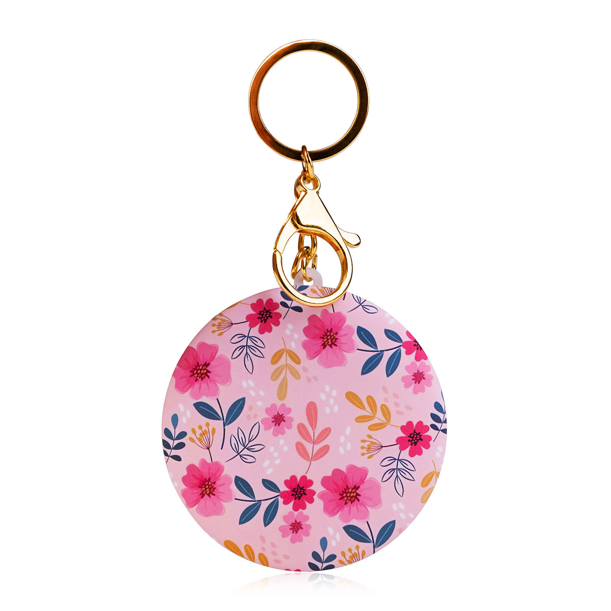 Taschenspiegel mit Blumenprint 