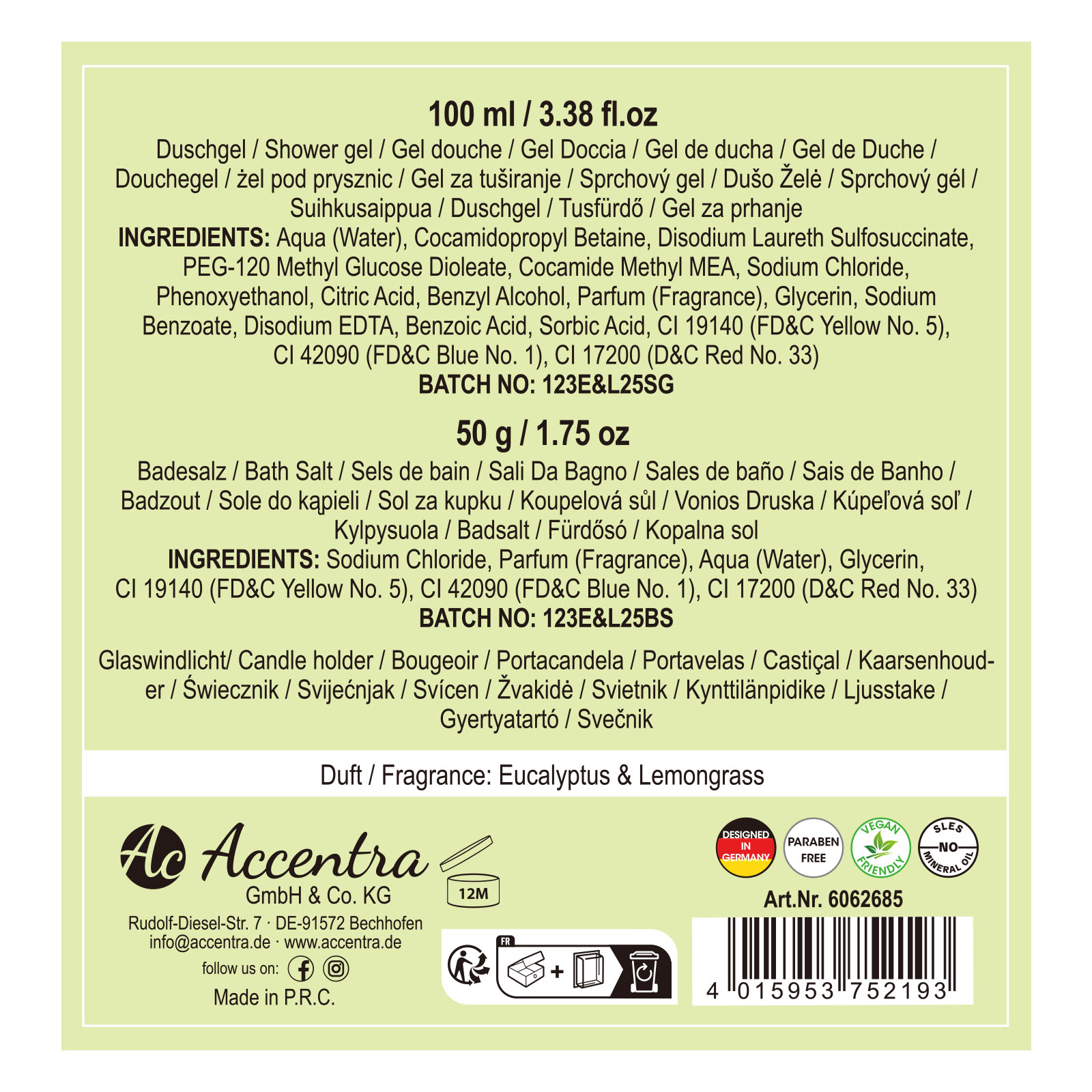 Badeset BOTANIC SPA 