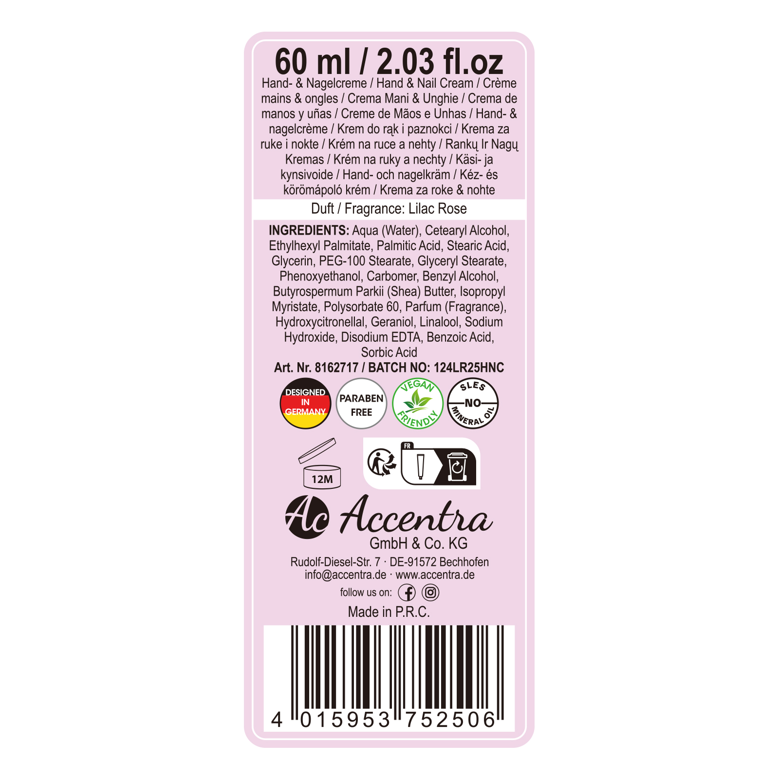 Handcreme  BLOSSOM 