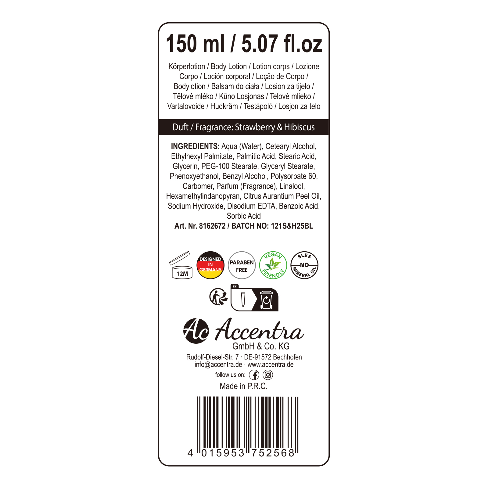 Bodylotion ESSENTIAL BOTANICALS 