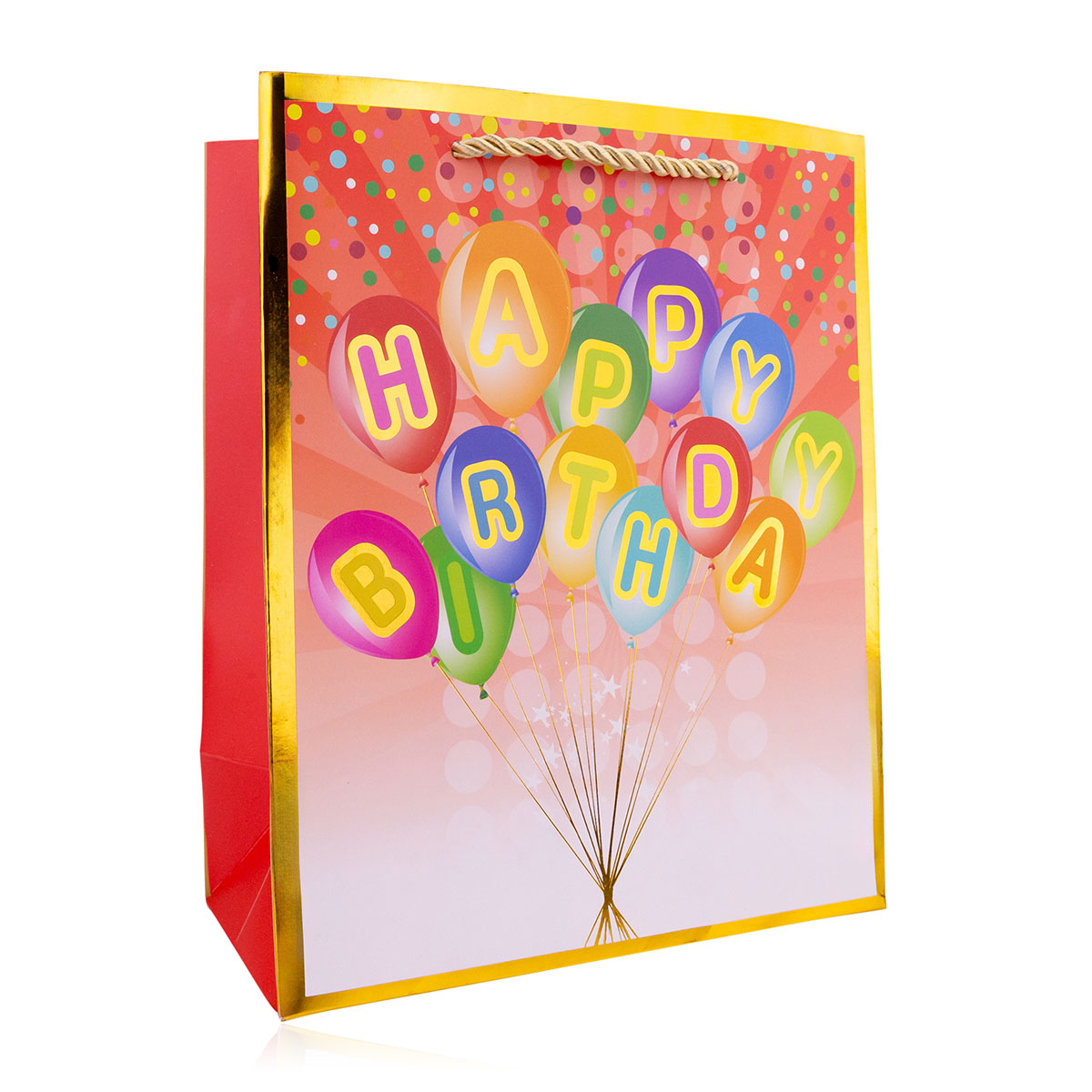Paper gift bag HAPPY BIRTHDAY STYLE 2 large